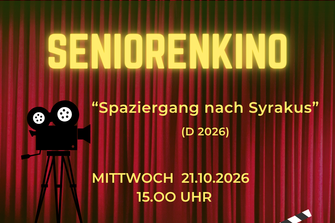 Einladung zum Film 'Spaziergang nach Syrakus'